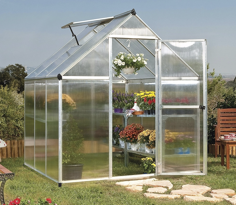 Mythos 6 ft. x 6 ft. Greenhouse Kit - Twinwall Panels