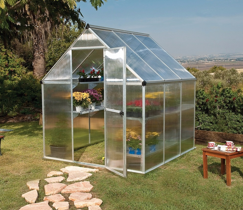 Mythos 6 ft. x 6 ft. Greenhouse Kit - Twinwall Panels