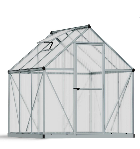 Mythos 6 ft. x 6 ft. Greenhouse Kit - Twinwall Panels