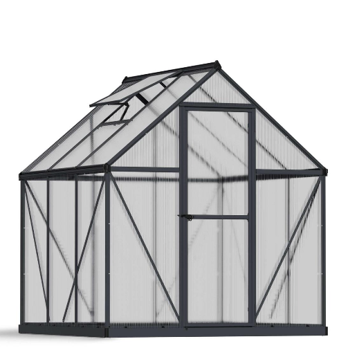 Mythos 6 ft. x 6 ft. Greenhouse Kit - Twinwall Panels