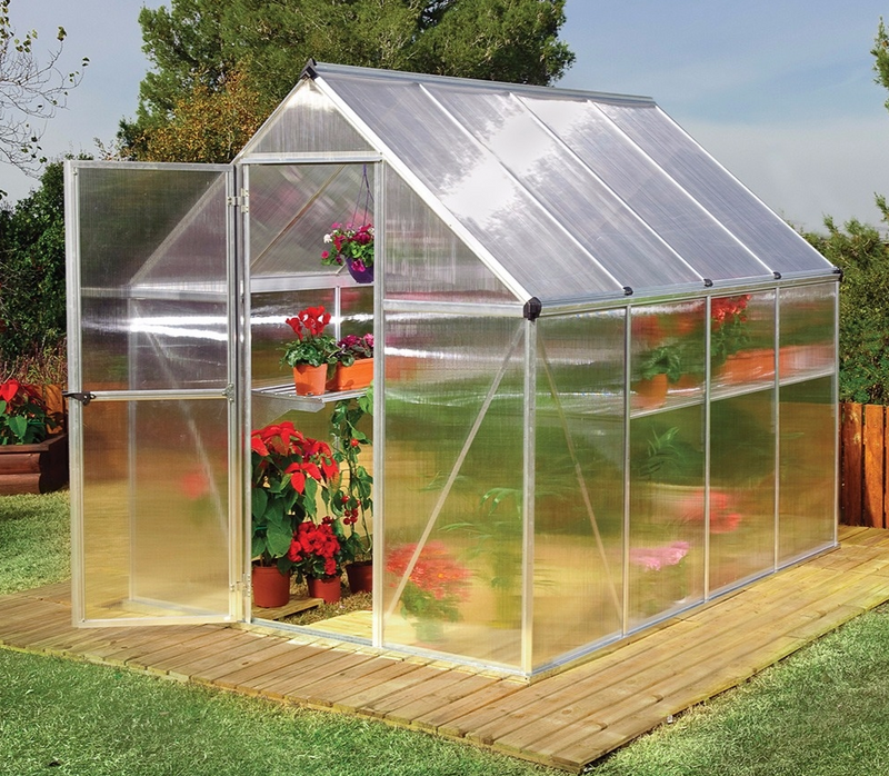 Mythos 6 ft. x 8 ft. Greenhouse Kit - Twinwall Panels