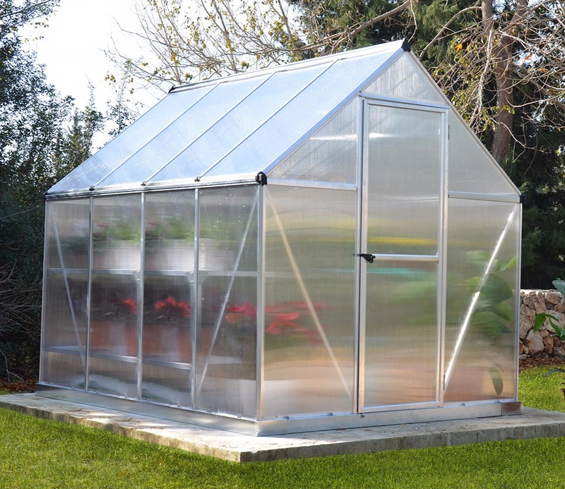 Mythos 6 ft. x 8 ft. Greenhouse Kit - Twinwall Panels