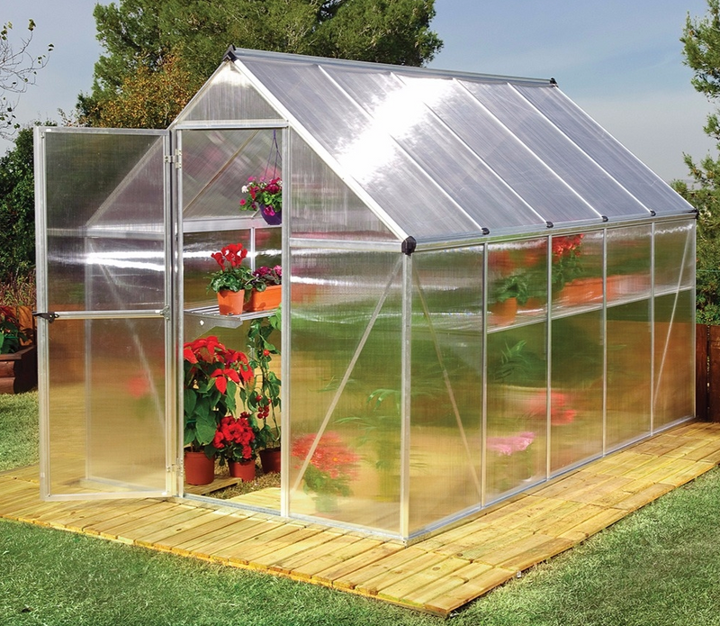 Mythos 6 ft. x 12 ft. Greenhouse Kit - Twinwall Panels