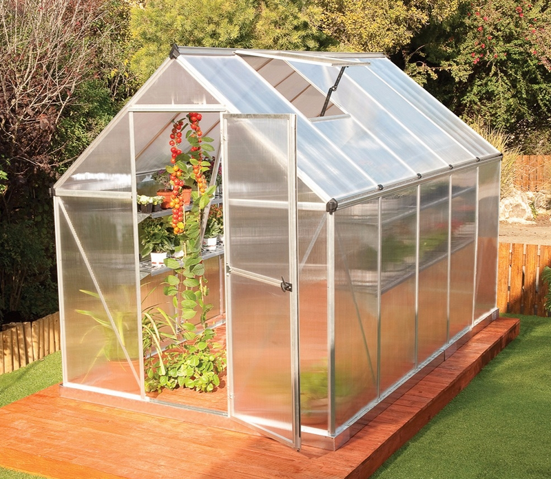 Mythos 6 ft. x 12 ft. Greenhouse Kit - Twinwall Panels