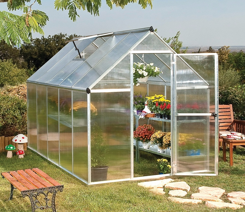 Mythos 6 ft. x 12 ft. Greenhouse Kit - Twinwall Panels