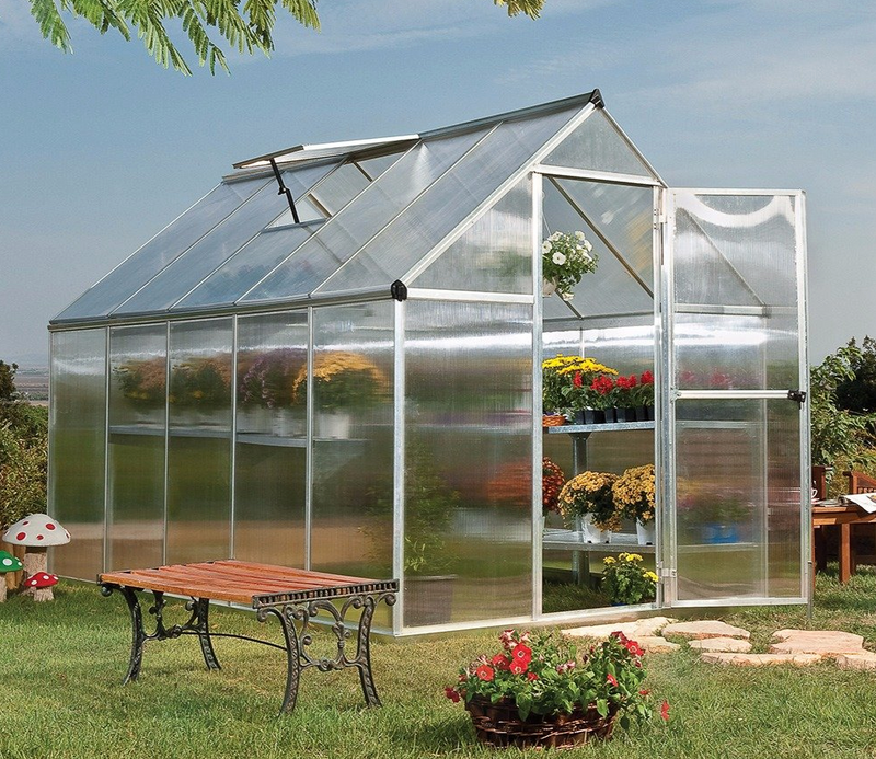 Mythos 6 ft. x 12 ft. Greenhouse Kit - Twinwall Panels