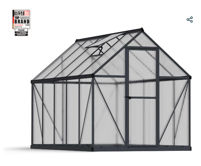 Mythos 6 ft. x 10 ft. Greenhouse Kit - Twinwall Panels