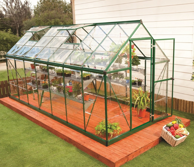 Harmony 6 ft. x 14 ft. Greenhouse Kit - Clear Panels