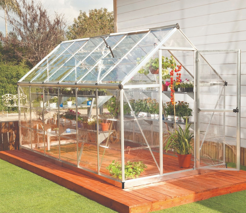 Harmony 6 ft. x 12 ft. Greenhouse Kit - Clear Panels