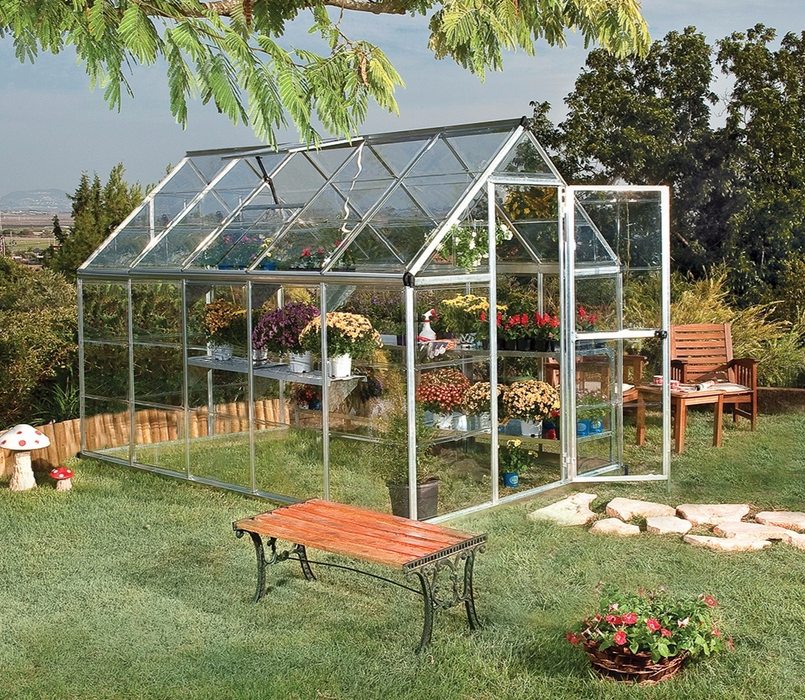 Harmony 6 ft. x 10 ft. Greenhouse Kit - Clear Panels