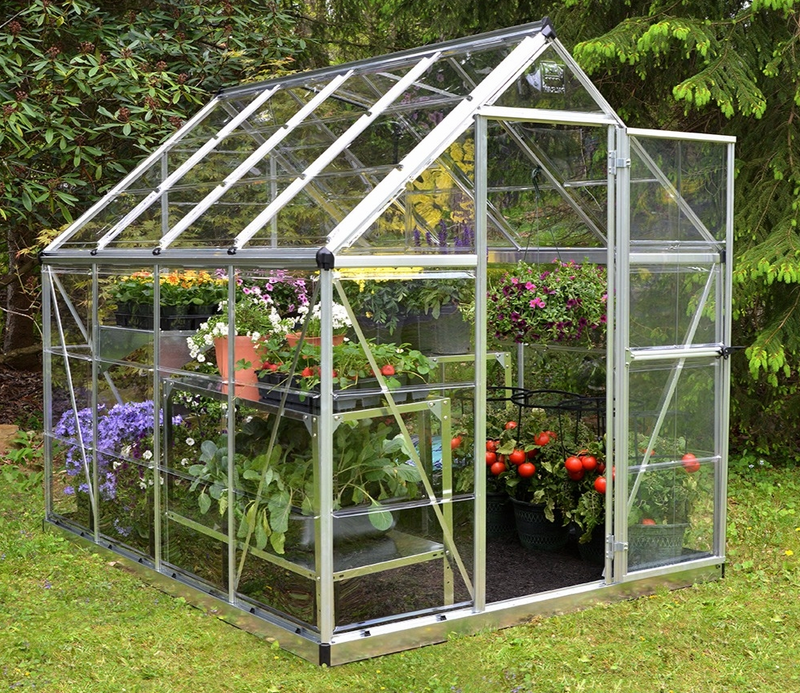 Harmony 6 ft. x 8 ft. Greenhouse Kit - Clear Panels