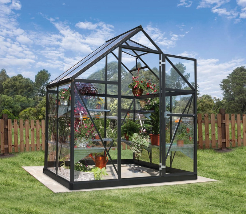 Harmony 6 ft. x 4 ft. Greenhouse Kit - Clear Panels