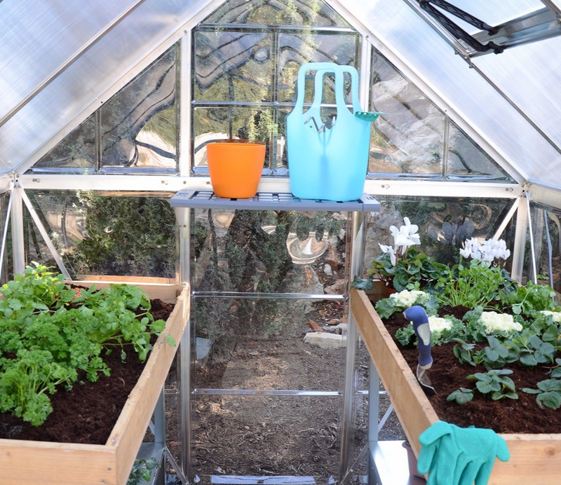 Hybrid 6 ft. x 12 ft. Greenhouse Kit - Hybrid Panels