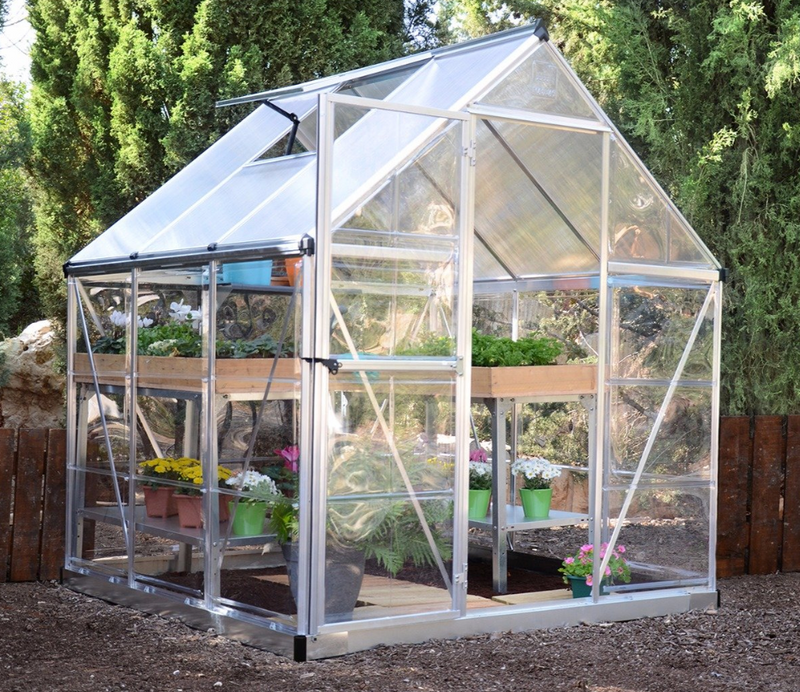 Hybrid 6 ft. x 6 ft. Greenhouse Kit - Hybrid Panels