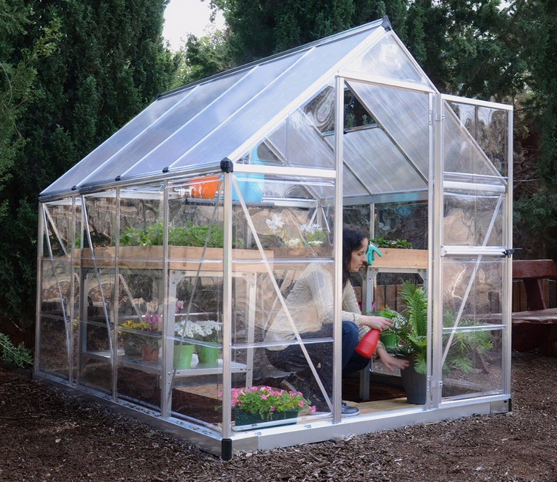 Hybrid 6 ft. x 8 ft. Greenhouse Kit - Hybrid Panels