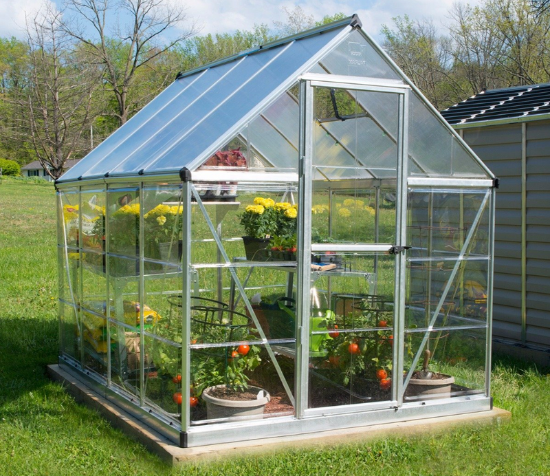 Hybrid 6 ft. x 10 ft. Greenhouse Kit - Hybrid Panels