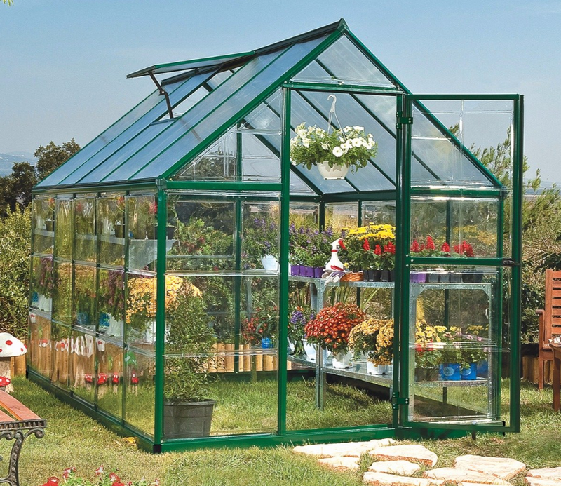 Hybrid 6 ft. x 10 ft. Greenhouse Kit - Hybrid Panels