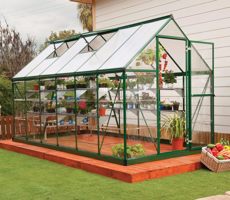 Hybrid 6 ft. x 12 ft. Greenhouse Kit - Hybrid Panels