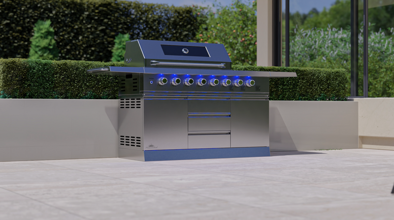 Norfolk Outdoor Kitchen Absolute 6B + Side Burner