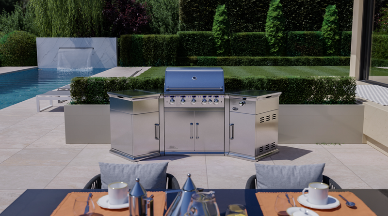 Lifestyle Bahama Island Steel Gas Barbecue