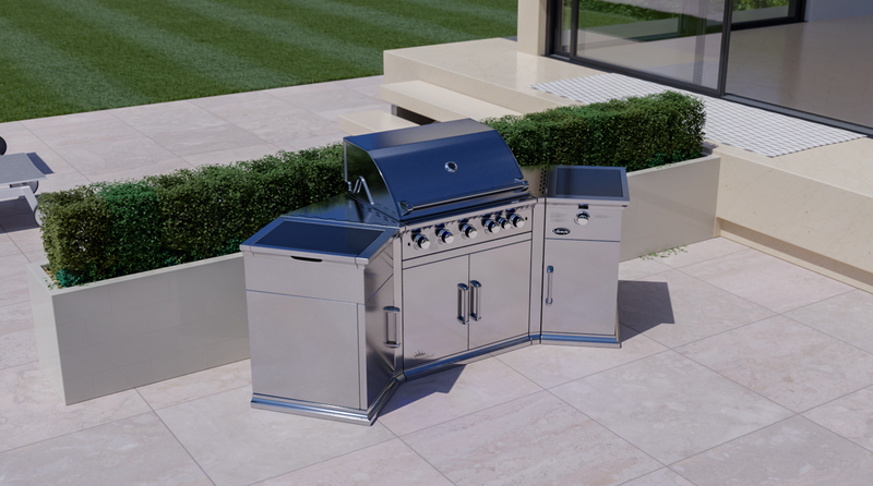Lifestyle Bahama Island Steel Gas Barbecue