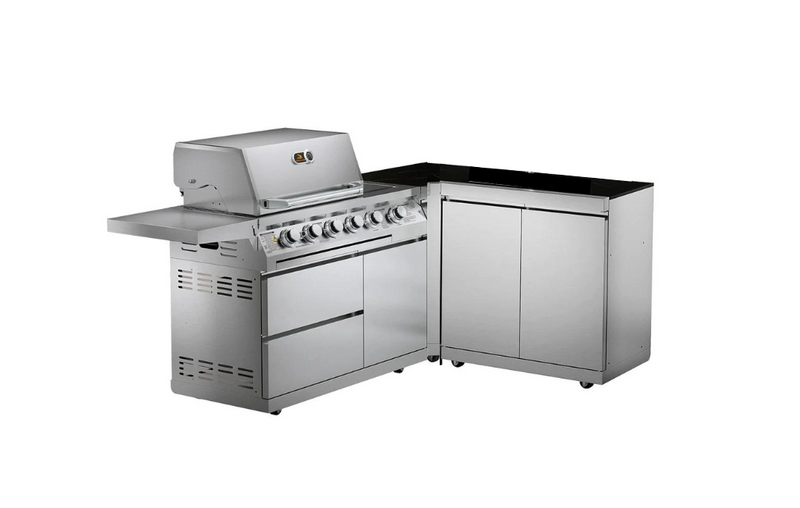 Whistler Outdoor Kitchen 4 Burner BBQ, and Double Door