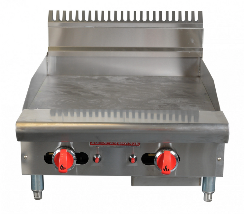 AMERICAN RANGE ARMG24 - 24" HEAVY DUTY GAS GRIDDLE - 3/4" THICK PLATE