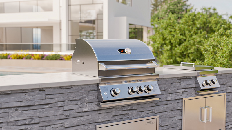 Whistler Burford 3 Burner Barbecue with Rotisserie and Weather Cover