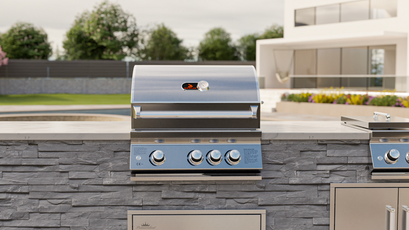 Whistler Burford 3 Burner Barbecue with Rotisserie and Weather Cover