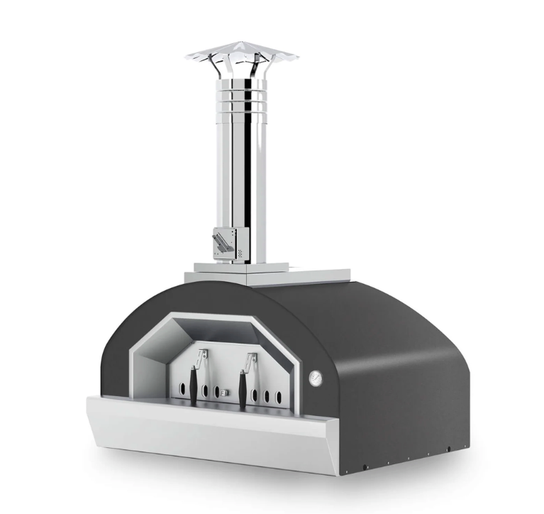 Fontana Prometeo Commercial Wood Fired Build In Pizza Oven -Anthracite