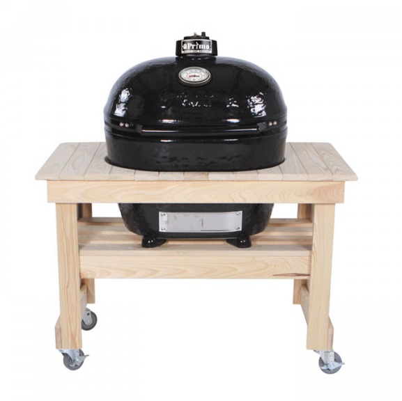 Primo Grill Cypress table - Oval Sizes 200, 300 & 400 Grills