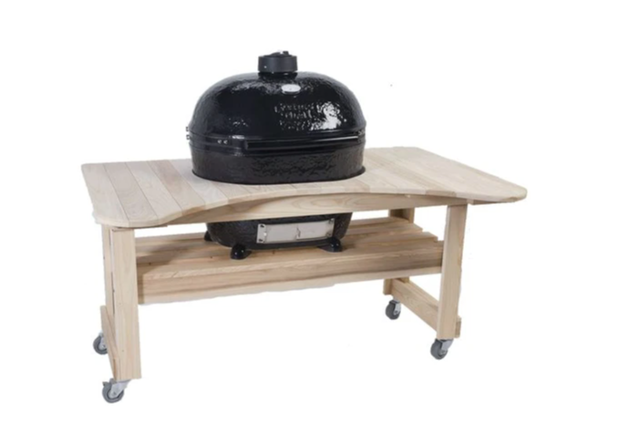 Primo Grill Cypress table - Oval Sizes 200, 300 & 400 Grills