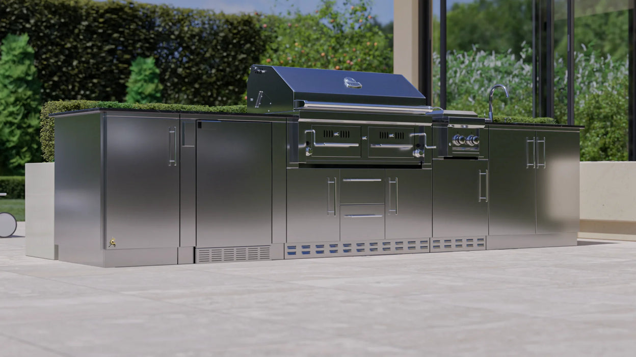Sunstone 42” Gas/Charcoal/Wood Hybrid Grill Combo 3