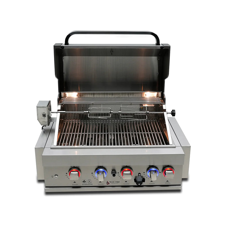 Mont Alpi Stainless Steel 400 32" Built In Barbecue