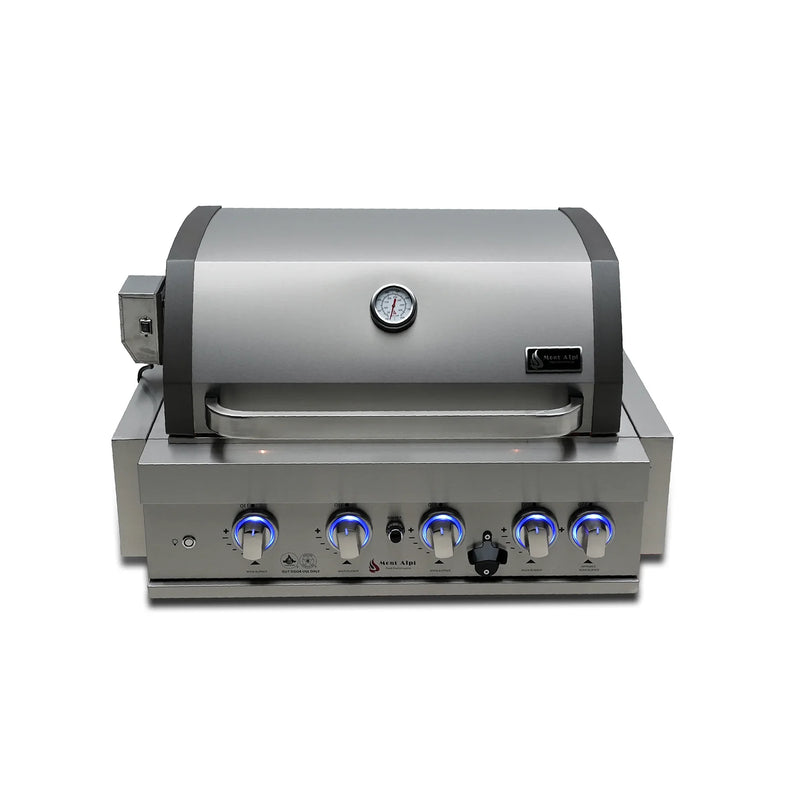 Mont Alpi Stainless Steel 400 32" Built In Barbecue