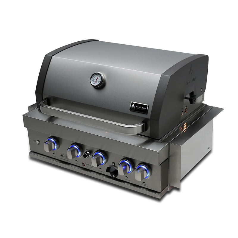 Mont Alpi Stainless Steel 400 32" Built In Barbecue
