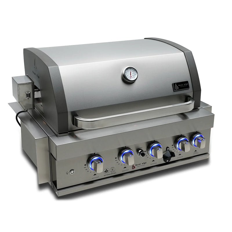 Mont Alpi Stainless Steel 400 32" Built In Barbecue