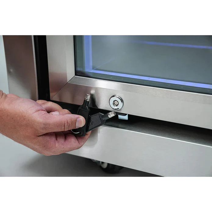 Mont Alpi Outdoor kitchen Black 6 Burner, Fridge, Sink and Weather Cover