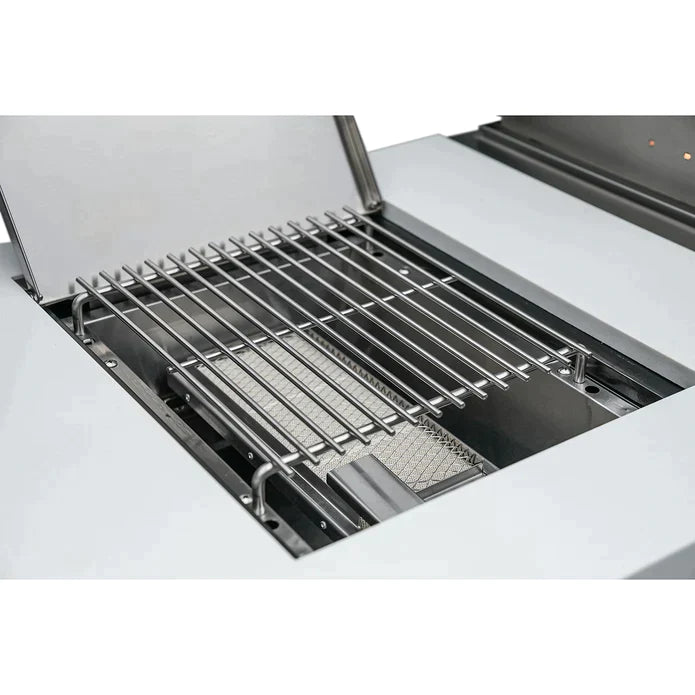 Mont Alpi Outdoor kitchen Black 6 Burner, Sink, Double Fridge and Weather Cover