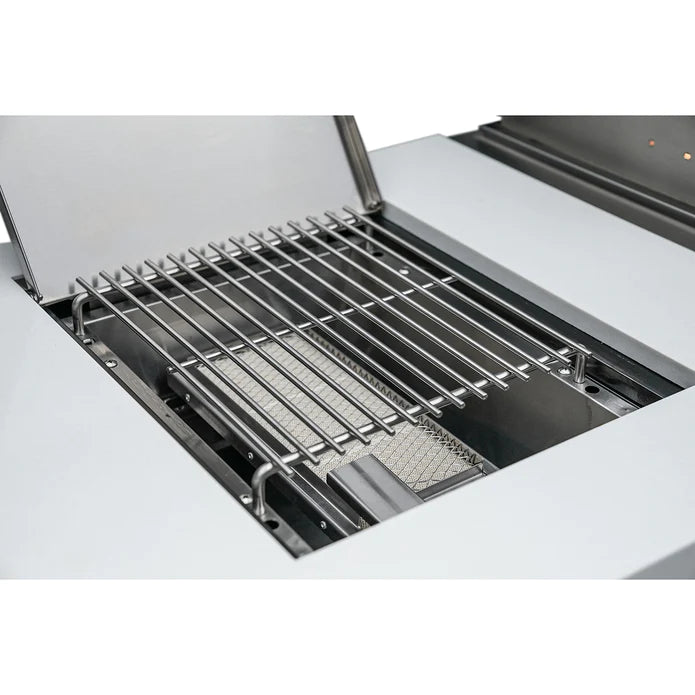 Mont Alpi Outdoor kitchen Black 6 Burner, Fridge and Weather Cover - 2.8m