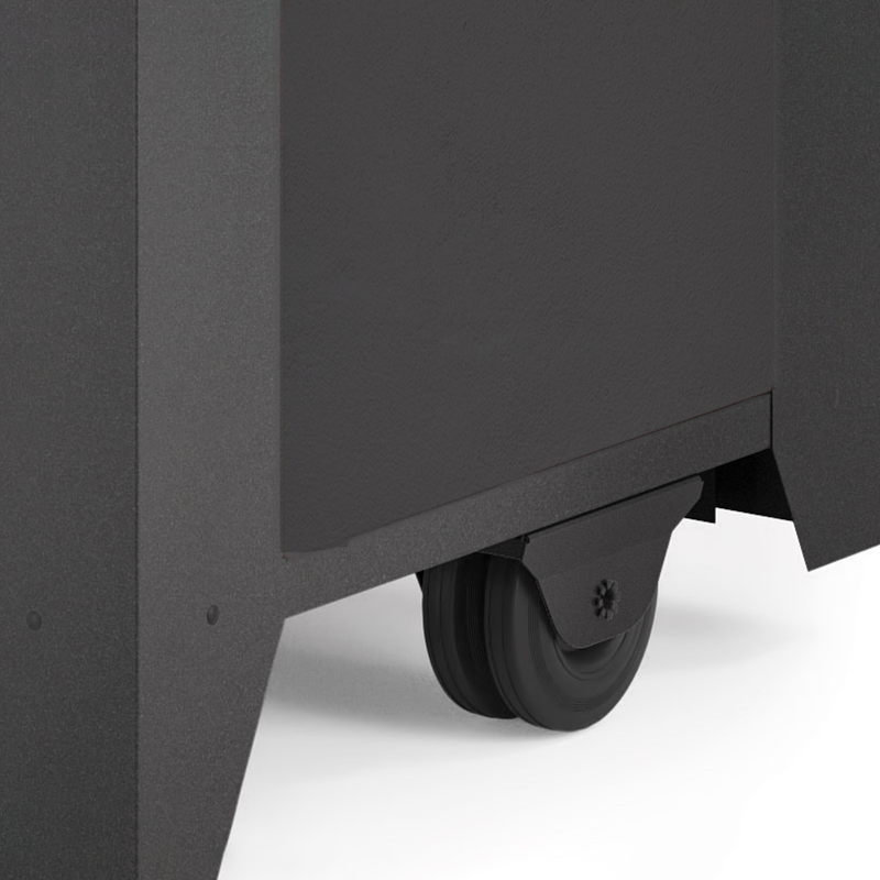 Fontana Prometeo Commercial Wood Fired Pizza Oven with Cart -Anthracite